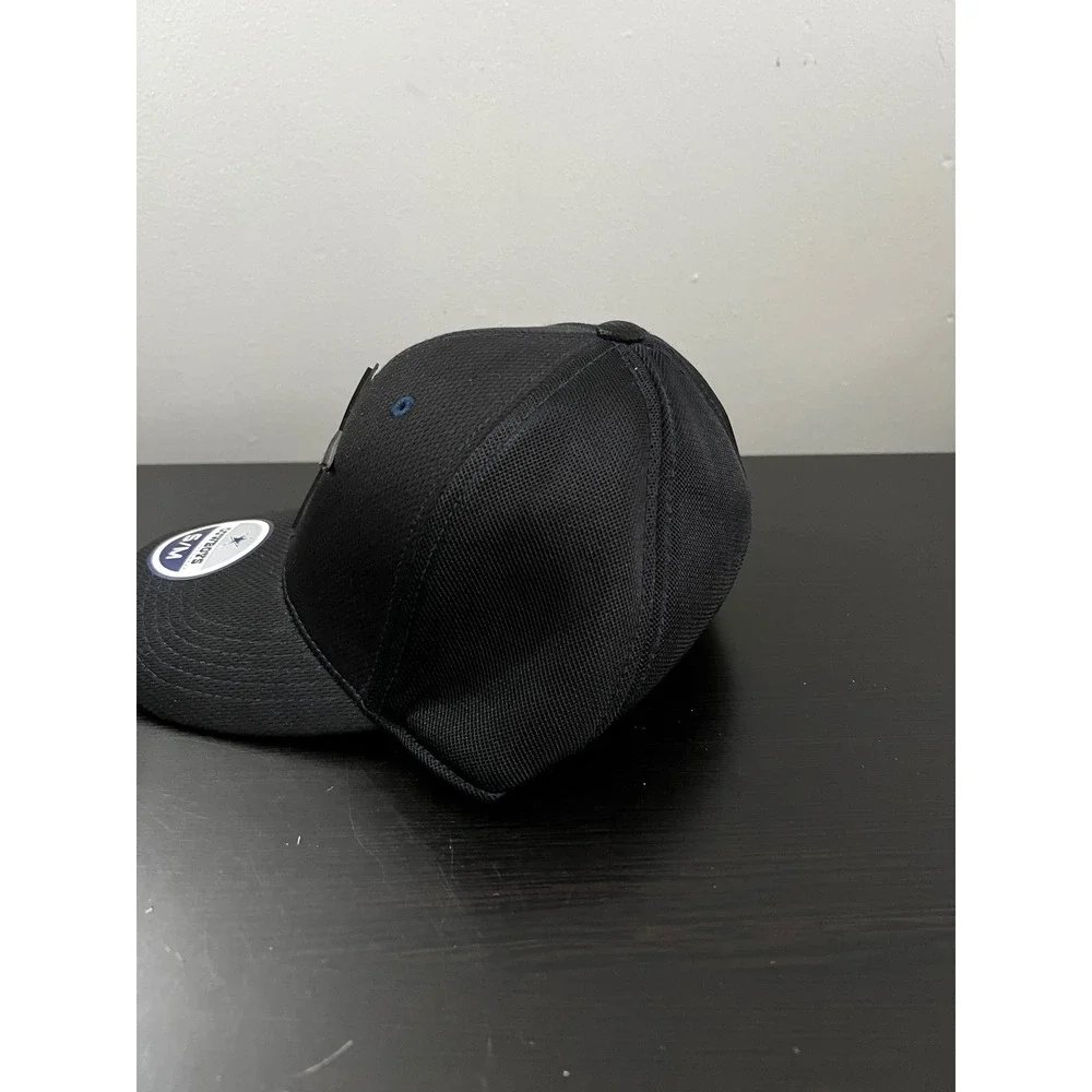 Dallas Cowboys Authentic Headwear Black Stretch Fit Mesh Cap Hat S/M Star Logo